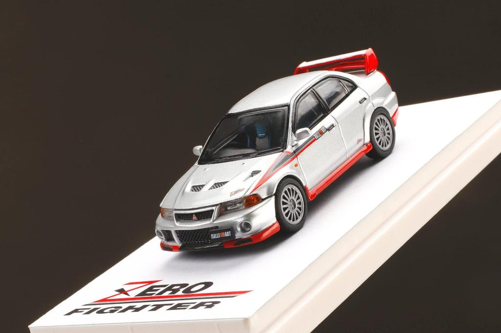 Hobby JAPAN Mitsubishi Lancer GSR EVOLUTION 6 Zero Fighter Coloring Silver Finished Model HJ641033DS 1/64 (CP9A)