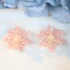2026 Candy-Colored 3D Crystal Beaded Flower DIY Crocs Earring Accessories