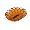 Plastic Food Plate Woven Fruit Tray New Bread Basket  Breakfast Cake Snack
