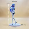 22CM Anime Evangelion Shin Gekijouban Ayanami Rei Figure Replaceable Head Alter Battle Suit Standing Model Toy Action Figure