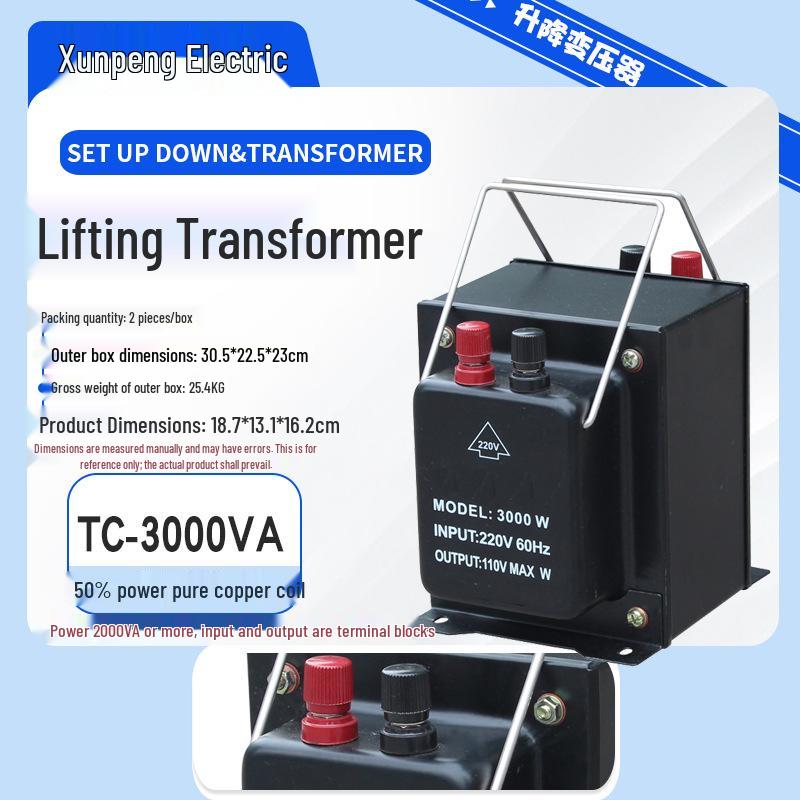 TC 500W Voltage Converter: 110V/220V for Home & Marine Use