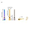 448C  Disc Brake Pads Fixing Screw Lightweight  Alloy Bolt MTB Bike Threaded Pin Insert Screw Bike Accessories