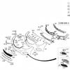 W212 Mercedes Klasa E Zderzak Przedni Chromowana Listwa E200 E320 E260 E400