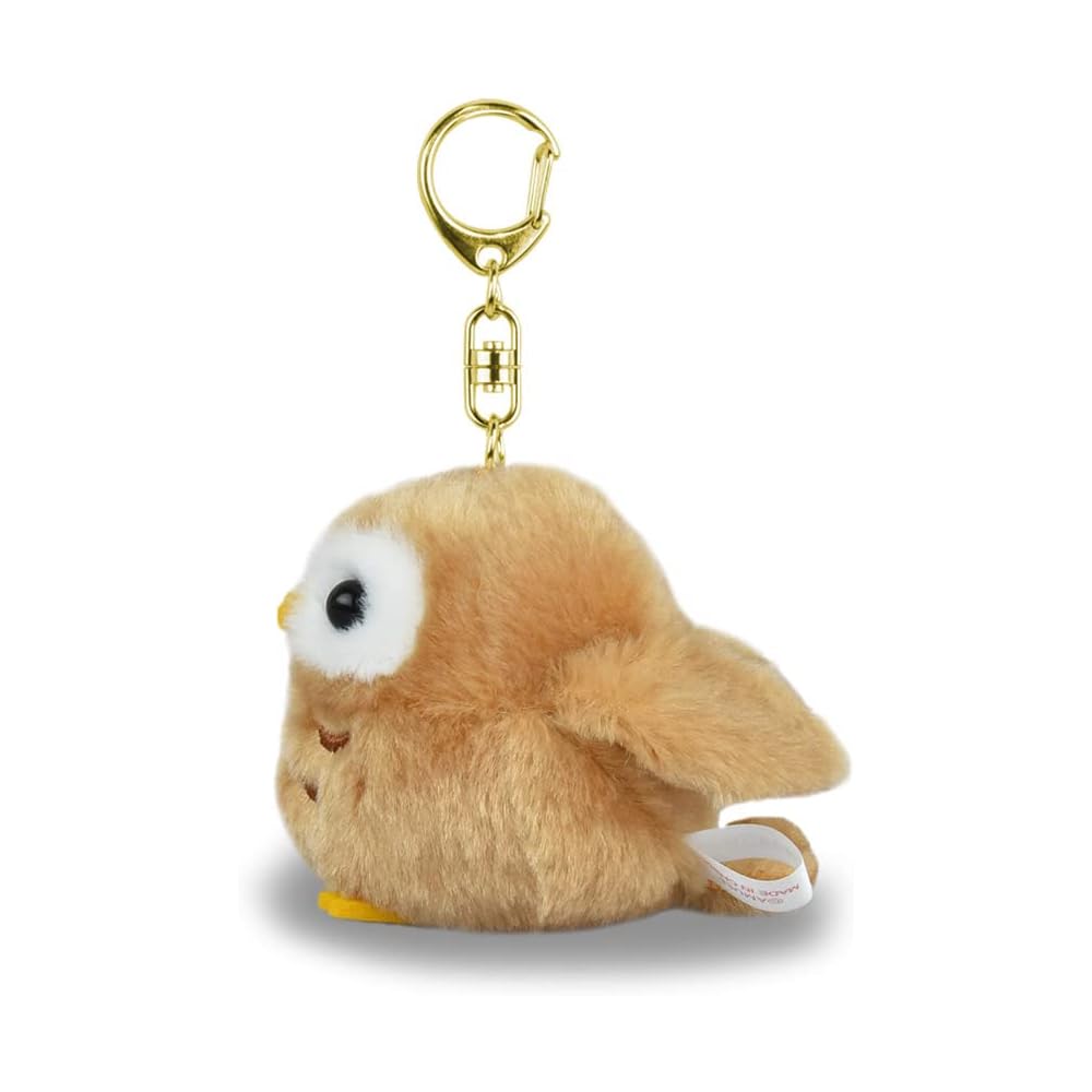 Amufun Fukufuku Kotori Mascot Keychain Owl Soft Plush Toy