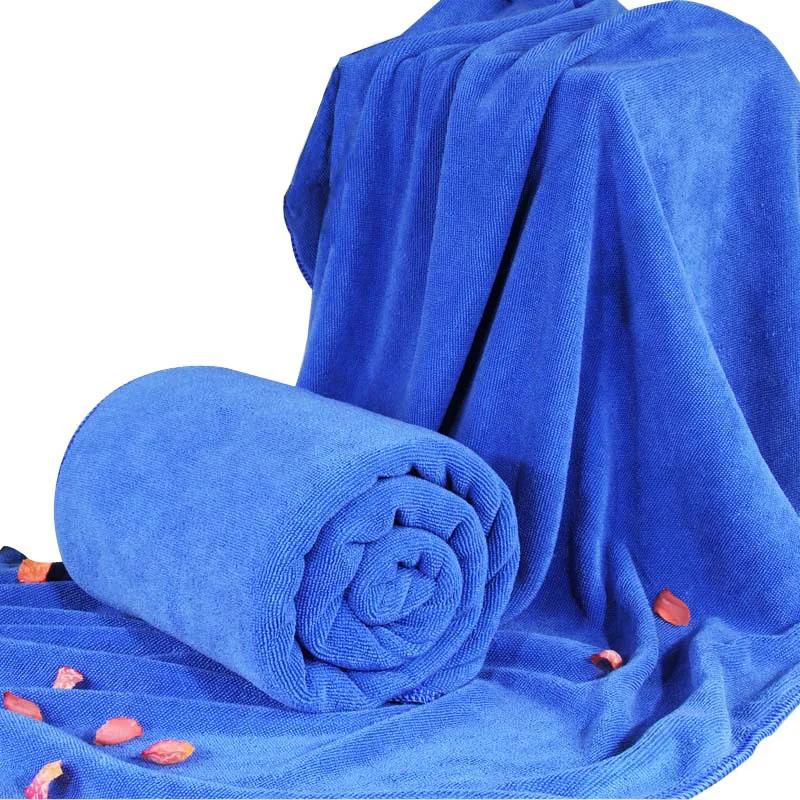60*160cm Car Blue Wash Towel Large Microfiber Car Detailing Cleaning Soft Cloths Towel Rag Lightweight Owel Removes Dust Blue