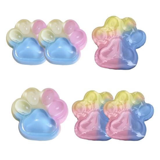 Squeezable Cat Paw Fidget Toy Soft Slow-Rising Stress Reliever Realistic Claw Design Novelty Decompression Gift for Kids Adults