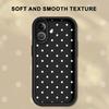 Coque pour iPhone 17 Pro Max 13 17e 16 Air 11 15 Plus 14 12 Pro Housse de téléphone Luxe Ins Pois
