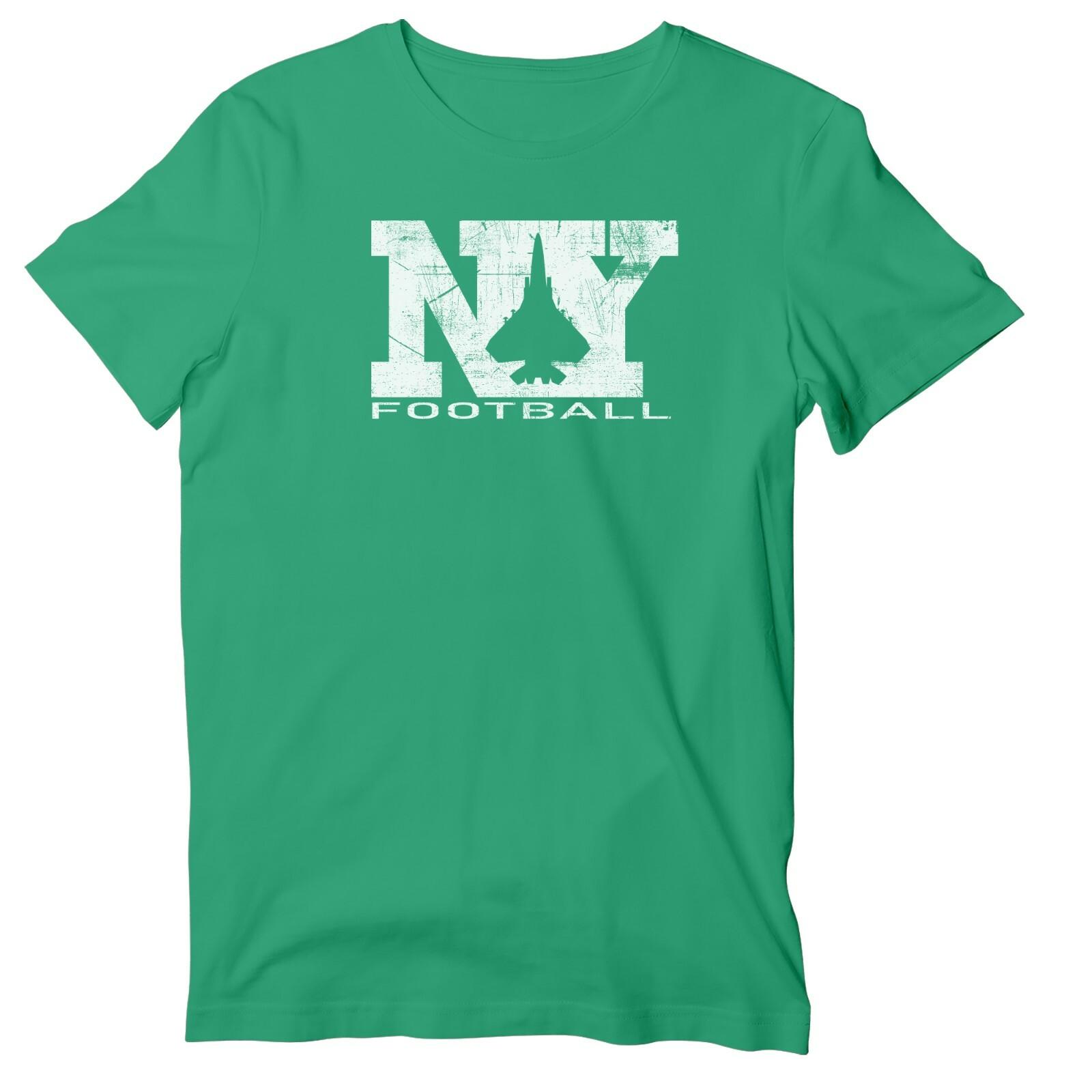 Vintage NY Football Unisex Short Sleeve T-shirt, New York Football Shirt S разноцветный