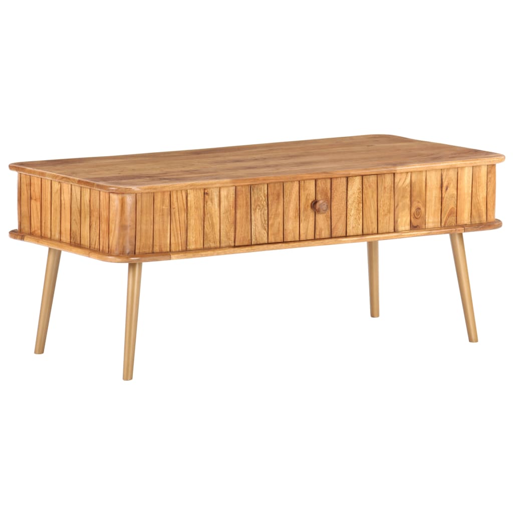 Coffee Table 100 x 50 x 40 cm Solid Acacia Wood