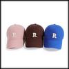 White Fang Cap Letter Logo Simple Design Stylish Cool Mens CA480 Beige