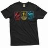 Autism T-shirt Autism Awareness Month Periodic Table Creative Novelty Shirt