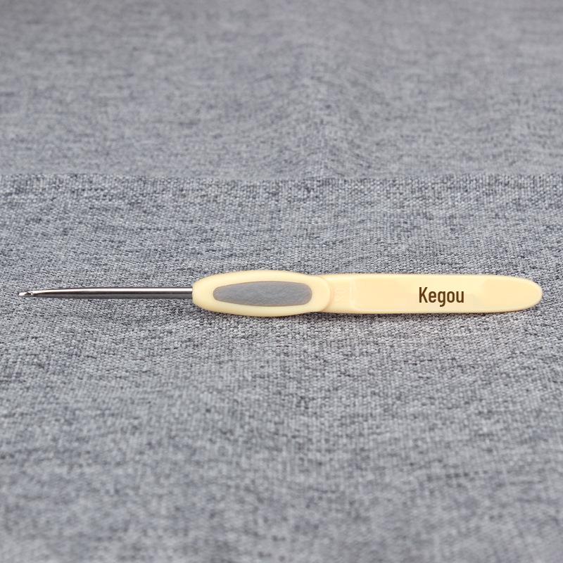 Ensemble de crochets: Outils en Acier Inoxydable et Plastique pour Projets de Fil à Tricoter faits main