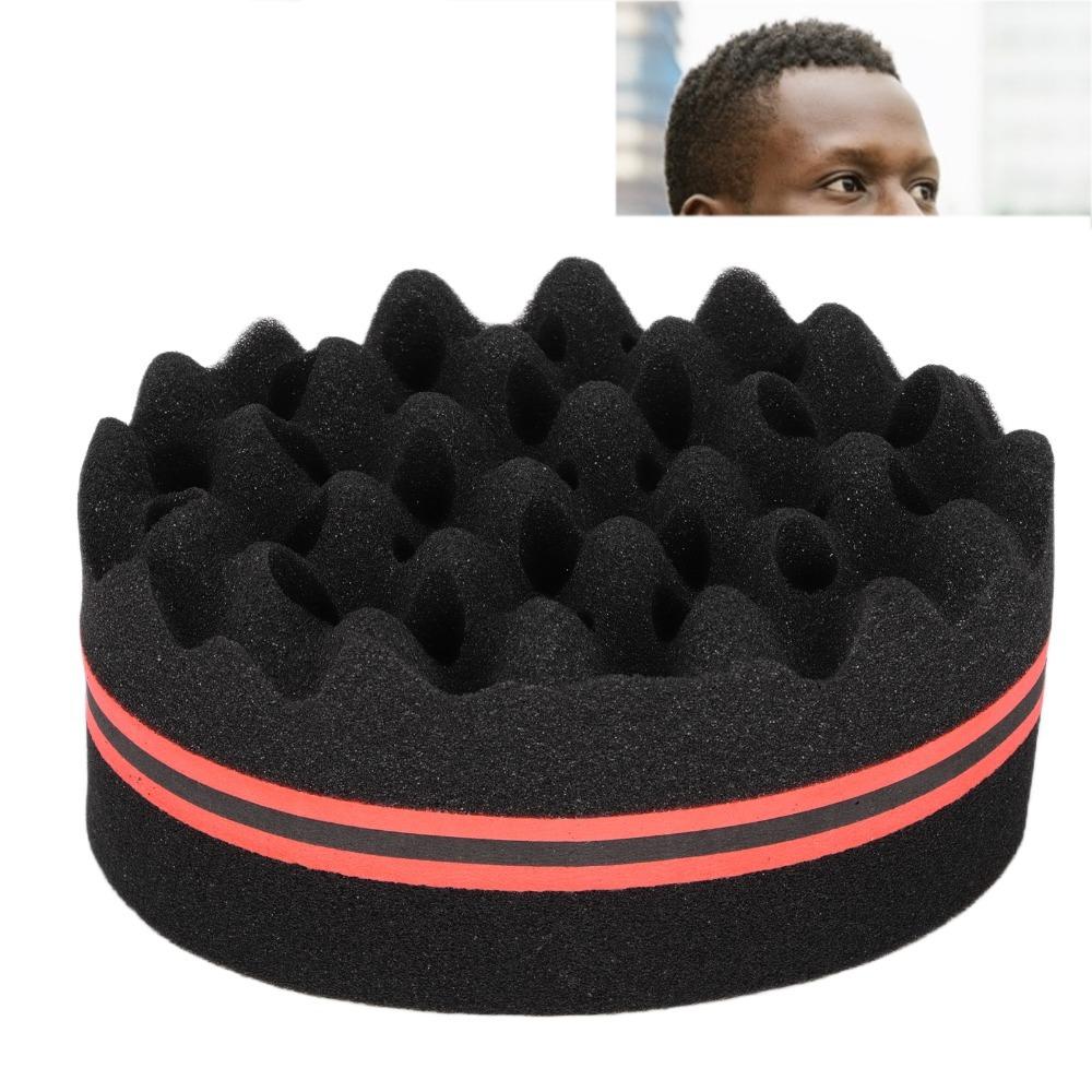 

Big Holes Sponge Brush Professional Twist Hair Sponge Barber Tool Afro Coil Comb Home Use