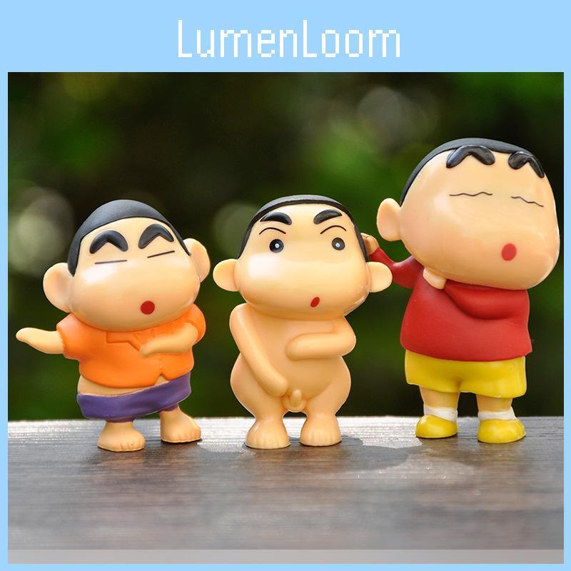 Cartoon Crayon Shinchan Figurines Desktop Ornaments Souvenirs Collectibles Toys