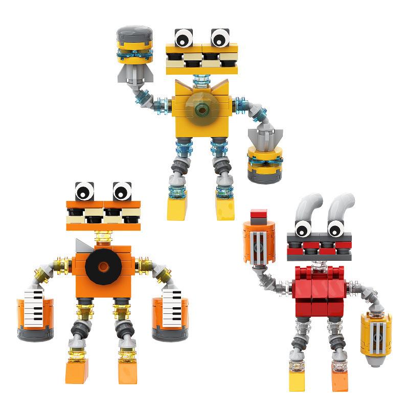 Game Series Water MonsteChoir Model Building Blocks Cartoon Boys Assembled Music Robot Decorative MOC Bricks Toys Holiday Gifts
