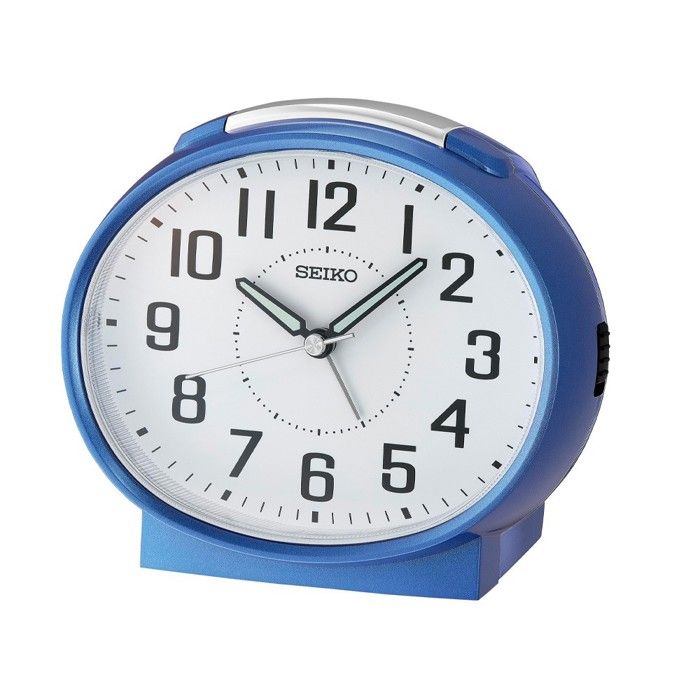 Réveil - SEIKO - QHK059L - Analogique - Alarme - Plastique Bleu