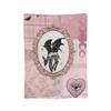 Halloween Gothic Blanket Flannel Romantic Goth Soft Throw Blanket for Car Sofa Couch Bed Rug