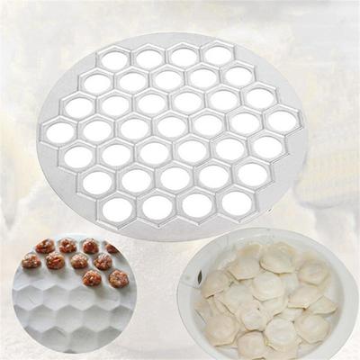 Alüminyum Ravioli Yapıcı Makarna Formu Et Köfte Kalıbı 37 Delik Köfte Hamuru Basınçlı Kesici Ev Mutfak Aletleri