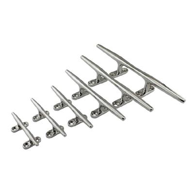 Stainless Steel Open Base Cleat-4/5/6/8/10/12 Inch Boat Cleats,Rope Cleat,Boat Dock Cleats - Ideal for Marine, Deck