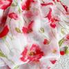 Classic Flower Print Scarf Elegant Tassel Shawl Casual Windproof Head Wrap Hijab Sunscreen Travel Beach Towel For Women