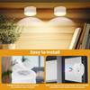 Rechargeable Motion Sensor Night Light 360° Rotatable Magnetic LED Lamp Auto On/Off Cordless Lighting for Stairs Closet Bedside
