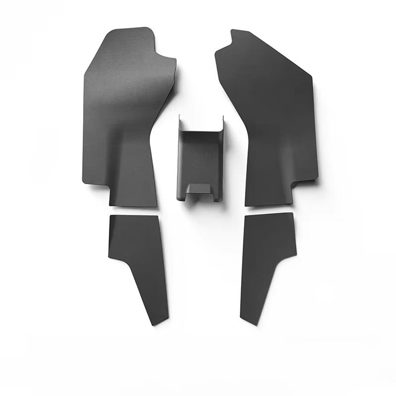For Tesla Model Y Juniper 2025 Central Control Anti Kick Pads TPE Both Side Defense Kick Protective Pad Car Interior Accessories
