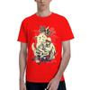 Gintama Men T Shirts Gintama Funny Tee Shirt Short Sleeve Round Collar Cotton Birthday Present Clothing TShirt