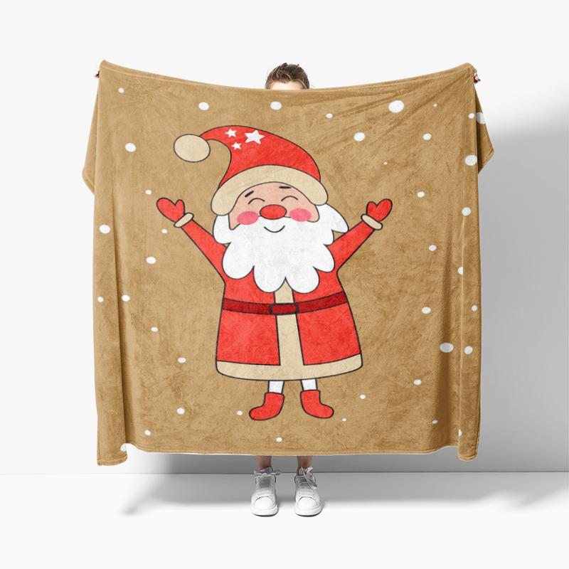 Wohndekoration Plüsch Überwurf Sofadecke Tagesdecke Bett flauschig weiche Decken Dekor Plaid Modern Halloween Frohe Weihnachten Winter