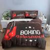 Boxing gloves and stars. Bedding sets Duvet cover sets Duvet covers Pillowcases(1*Duvet Cover 2*Pillowcases without duvet insert)