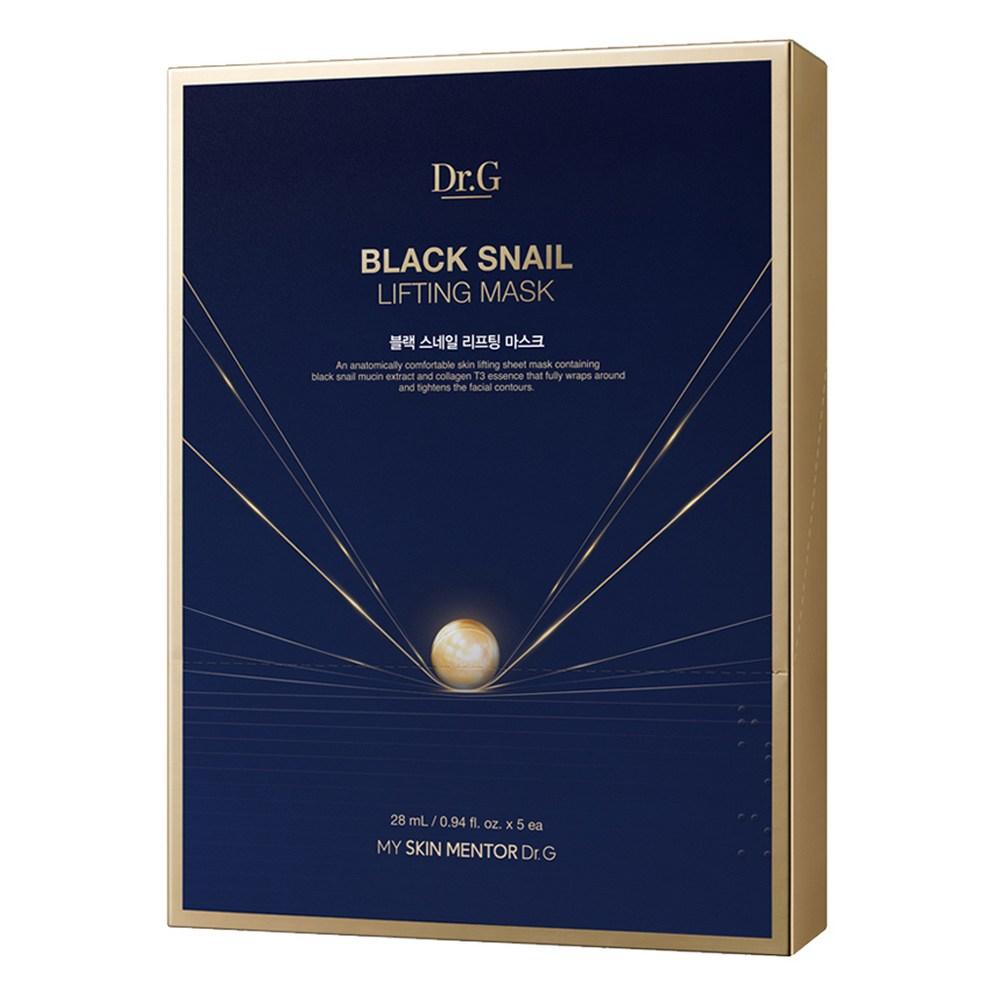 Dr.G Black Snail Lifting Maske, 5 Stück
