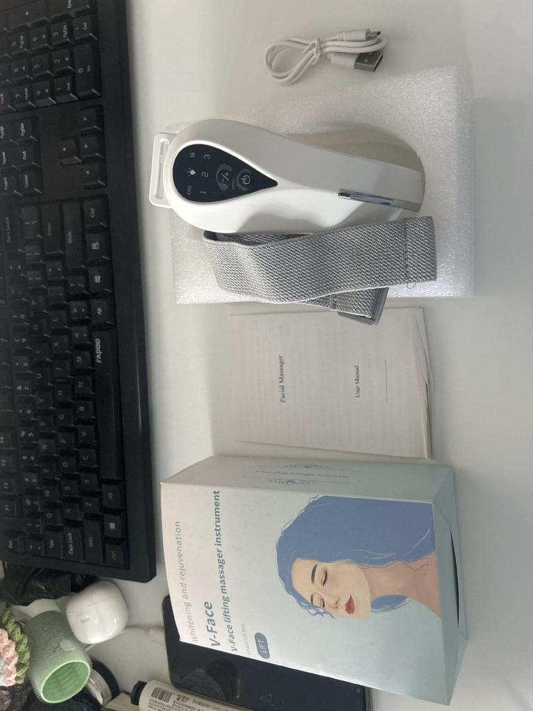 V-Shaped Microcurrent Facial Lifting & Firming Massager