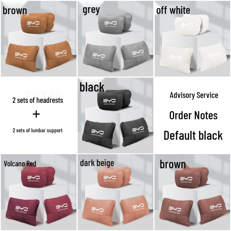 BYD Seal 06 DMI Headrest & Lumbar Support Neck Pillow Set