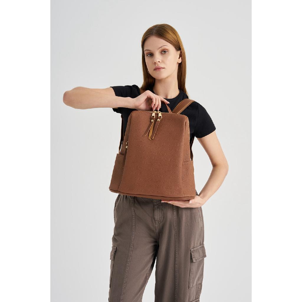 Patterned Women's Large Size Backpack