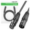 Ugreen Av130 Kabel Xlr Żeński Do Xlr Męski - 3M (Czarny)