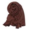 Hijab Jersey Eșarfă Moale Solid șal Batic Foulard Femeie Îmbrăcăminte Arab Wrap Cap Esarfe