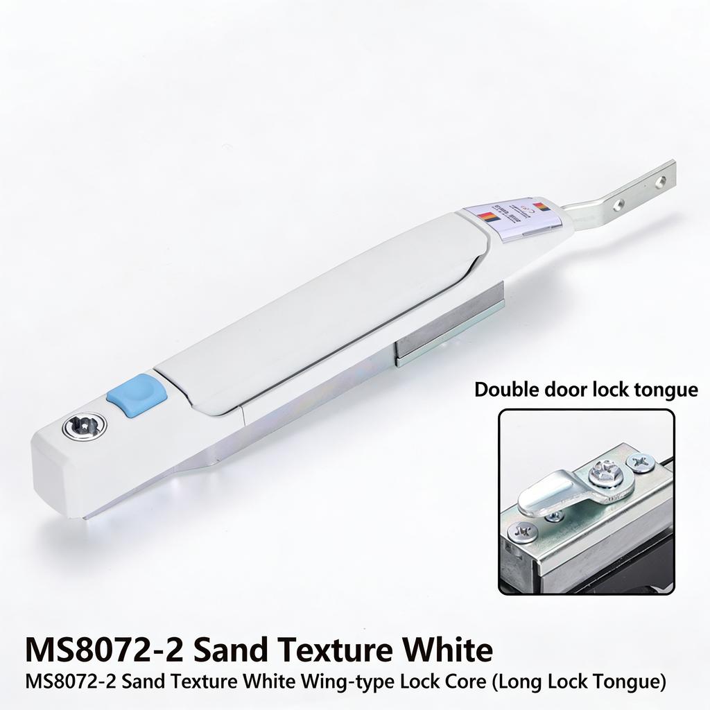 DELER Industrial Cabinet Handle Lock MS8071-72 Stainless Steel Anti-Theft Modern Heaven Earth Linkage Electric Energy Storage