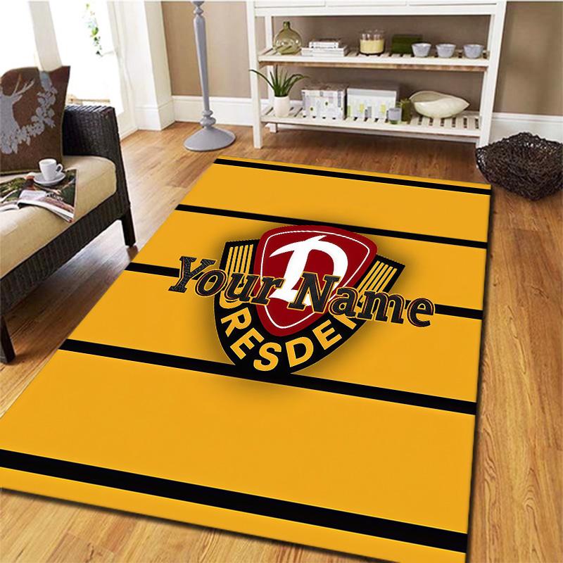 Dynamo Dresden Custom Name Carpet Rug For Living Room Bedroom Home Sofa Decoration Kids Play Nonslip Floor Mat