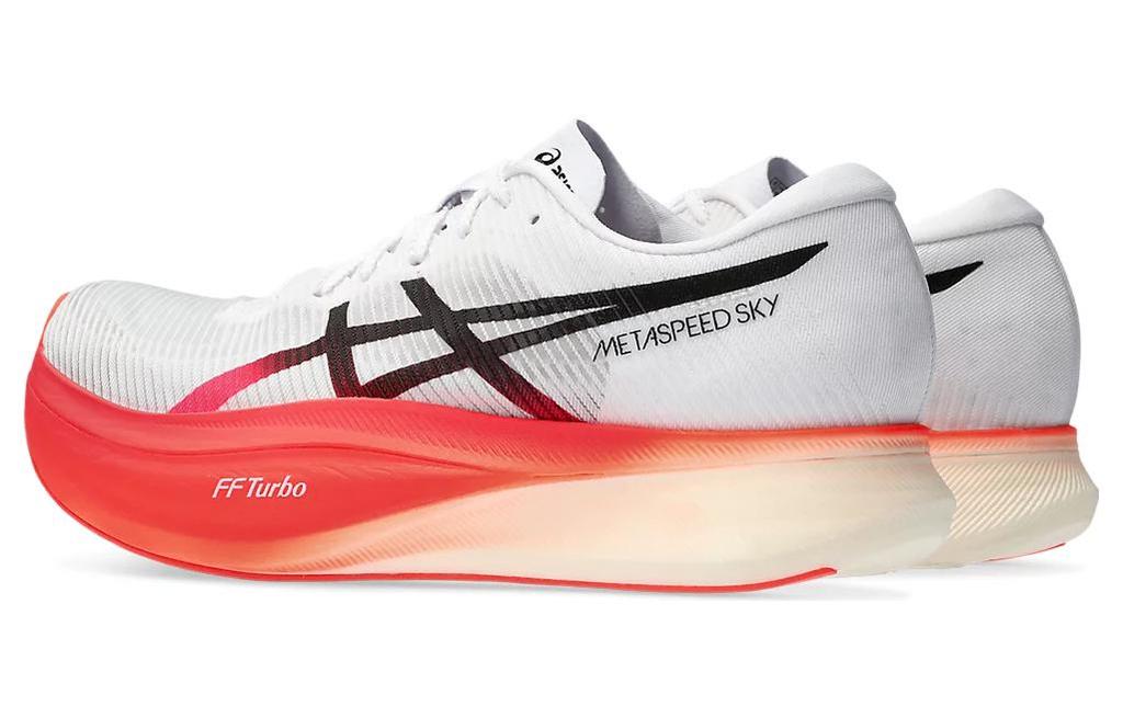 Asics Metaspeed Sky+ Weiß Sonnenaufgang Rot 1013A115-100