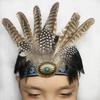 Colorful Feathered Hairband Ethnic Style Indian Hairband Fashion Hair Ornament  Special Occasion