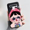 Cute Case For LG Q61 Capa For LG K61 Coque For LG Q70 Fundas Printing Shell Protective Cover Soft Silicone Cartoon Black Casing