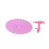 Silicone Lid Dustproof Hot and Cold Beverage Cup Cover with Flower Shape Handle for Kitchen Home