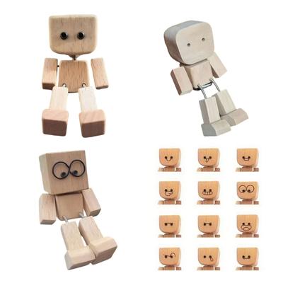 Schwingende Holzfigur Auto-Lüftungsclip Diffusor Heim- und Bürodekoration