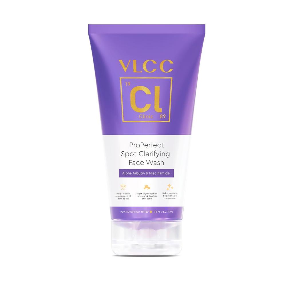 VLCC Clinic ProPerfect Spot Clarifying Face Wash 150 Ml Pack | Fade Dark Spots & Even Skin Tone