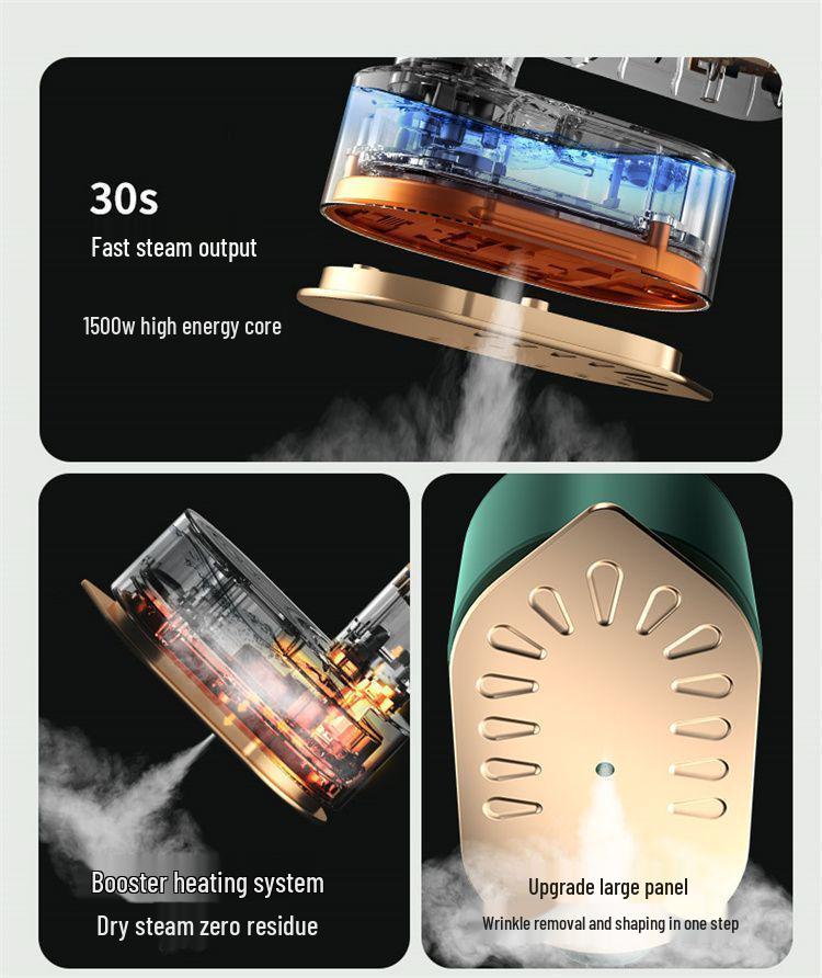 Tragbares elektrisches Dampfbügeleisen für Kleidung - Handlich und kompakt