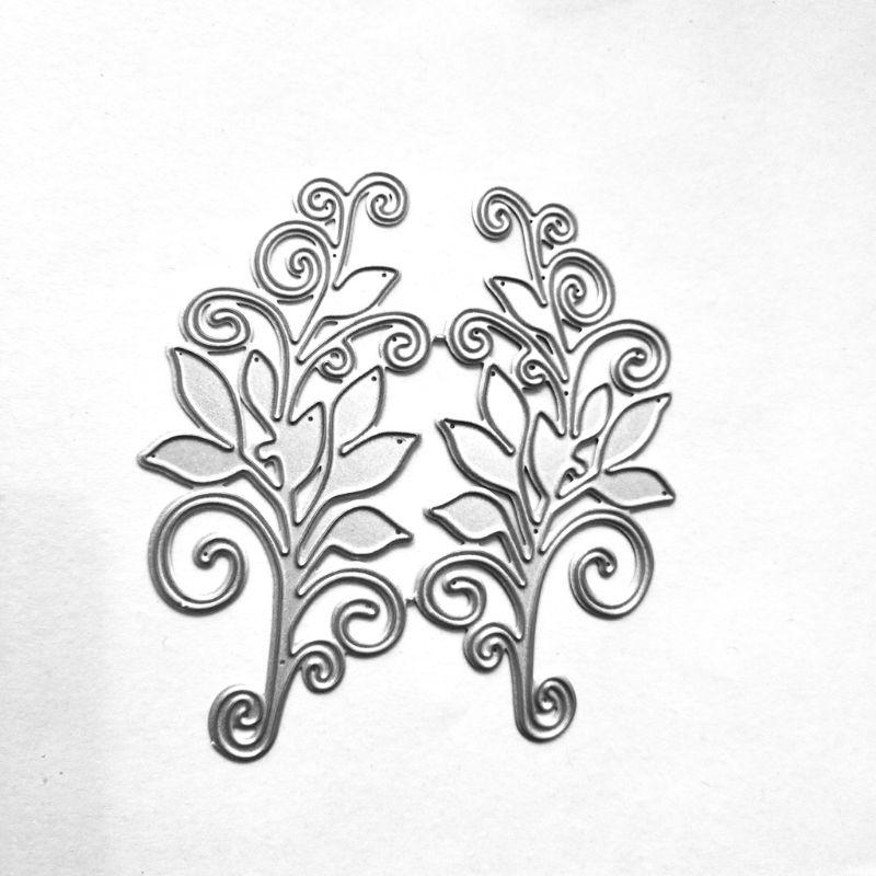 Listy Vyřezávání kovů Šablony DIY Scrapbooking Album Razítko Papír Karta Embossování Řemesla
