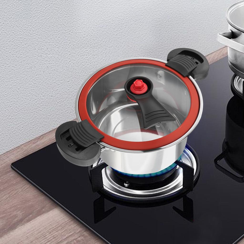 For Slow Cooking Effortless Cleanup 3.5L Pressure Cooker Kitchen Cooking Cooking Pot For Camping Easy Food Release