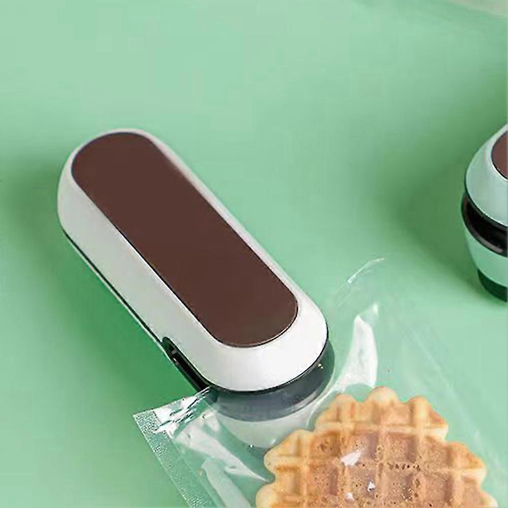 Rechargeable Food Sealing Machine Moisture Resistant Plastic Bag Sealer for Home Kitchen