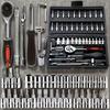 216-Piece Professional Socket Set - 1/2" 3/8" 1/4" Drive SAE & Metric, 72-Tooth Ratchet for Automotive & Home Repair