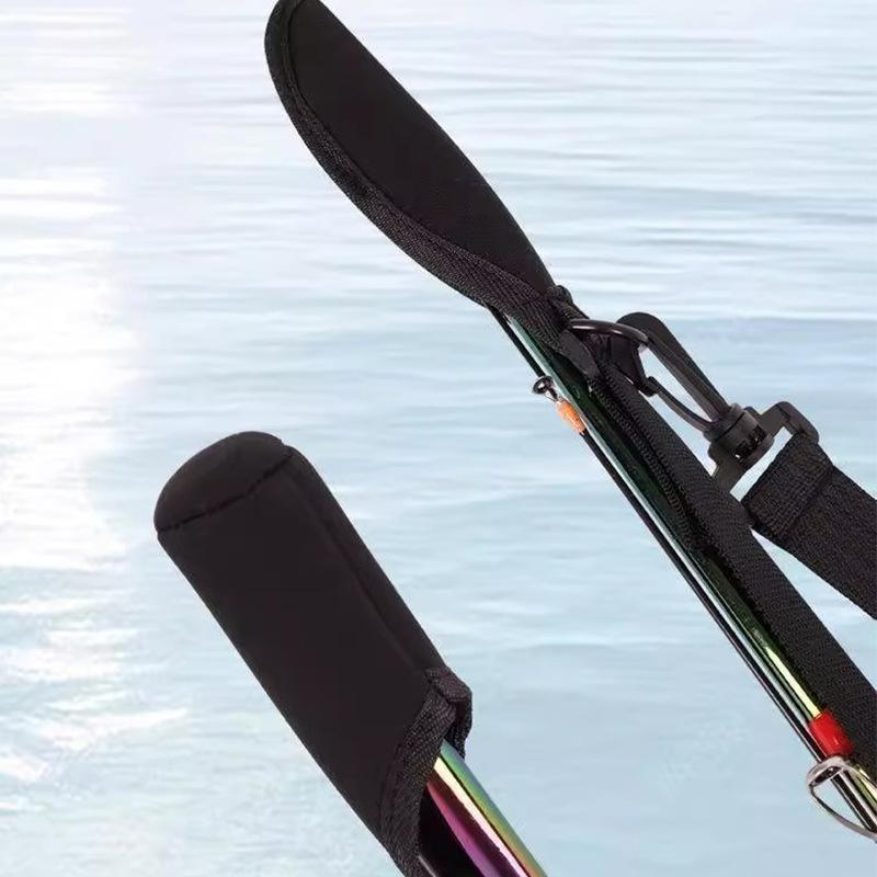 Lure rod protective cover, rod strap, fishing rod bag, lure rod rewheel bag, water drop rewheel back rod strap, storage bag