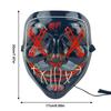 Wireless Halloween Neon LED Purge Mask Masque Masquerade Party Masks Light Grow In The Dark Horror Mask Glowing Masker